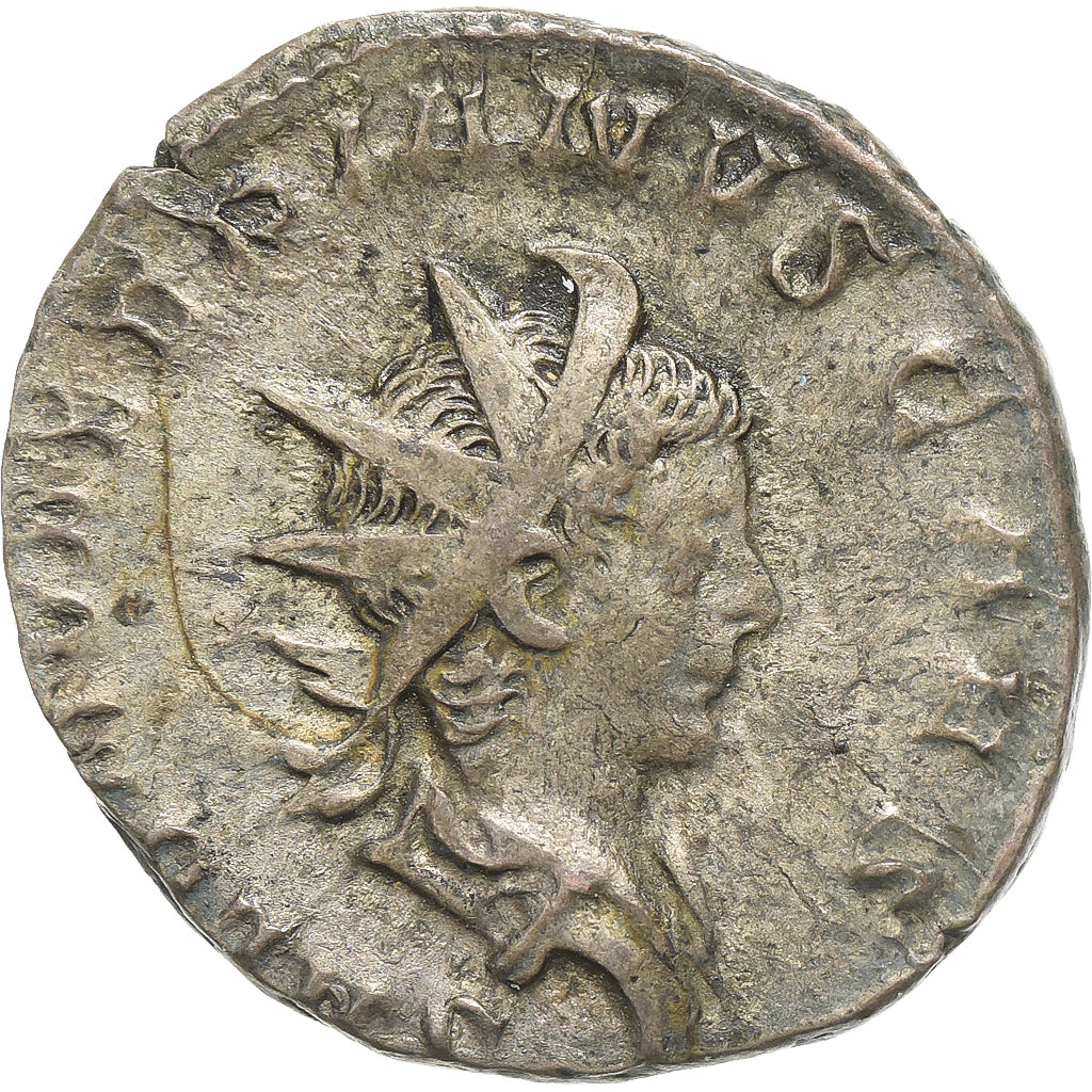 Saloninus, Antoninianus, 256, Lugdunum, Billon, VF(20-25), RIC:9