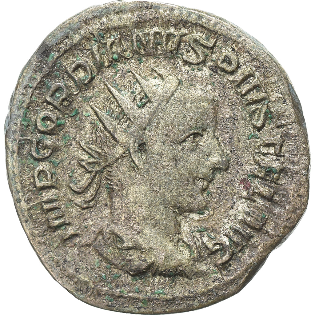Gordian III, Antoninianus, 243-244, Rome, Billon, VF(20-25), RIC:148