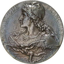 France, Medal, Inauguration des édifices communaux, Suresnes, 1897, Silver