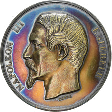 Francia, medaglia, Napoléon III, Patronage de l'Orphéon de Suresnes, 1862