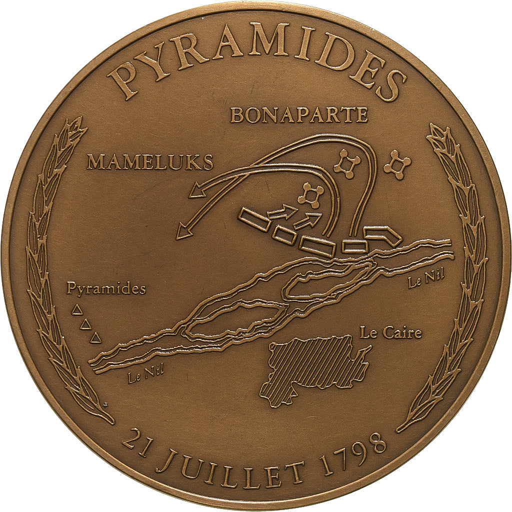 France, Médaille, Napoléon Ier, Bataille des Pyramides, 1991, Bronze, SUP