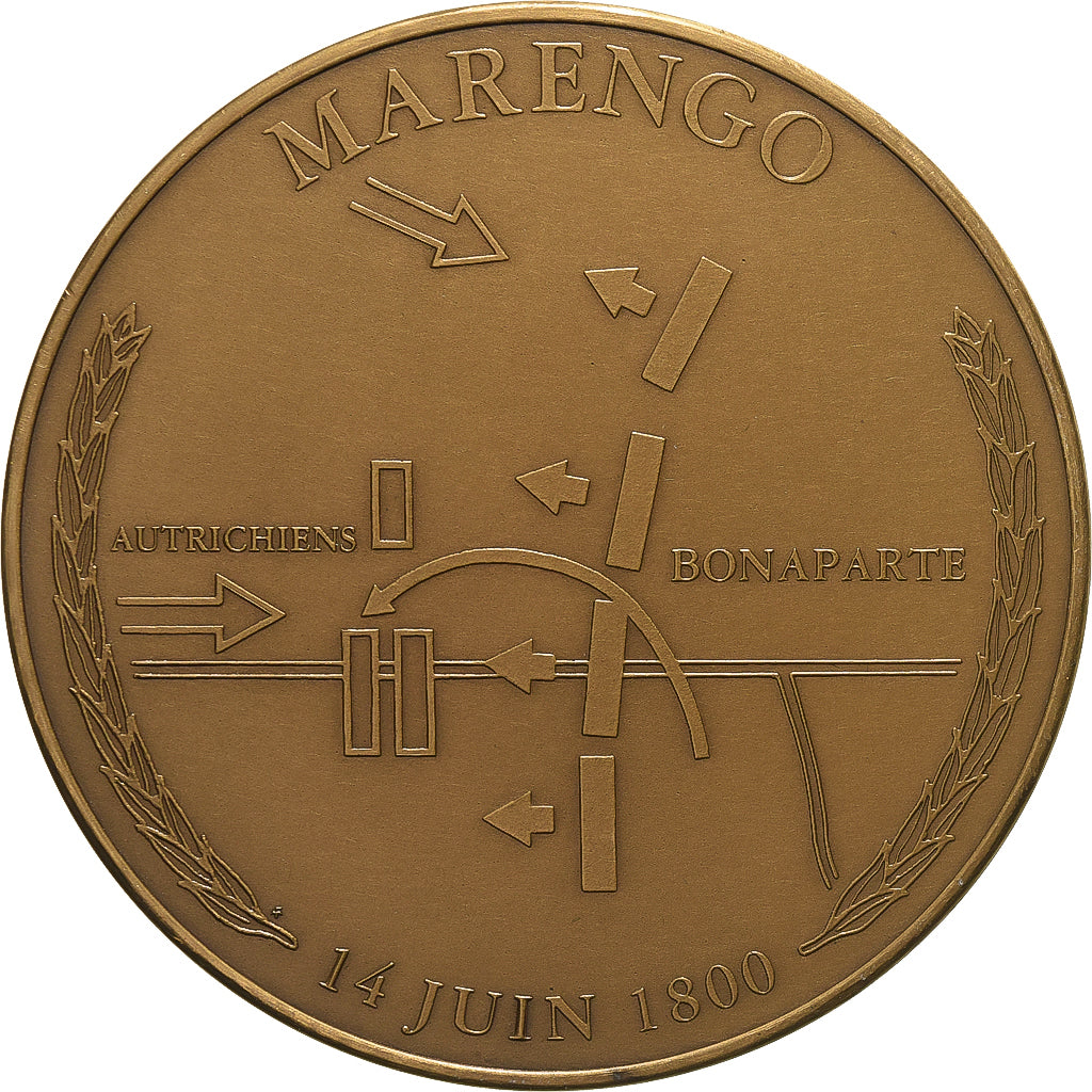 Francia, medaglia, Napoleon I, Bataille de Marengo, 1991, Bronzo, SPL-