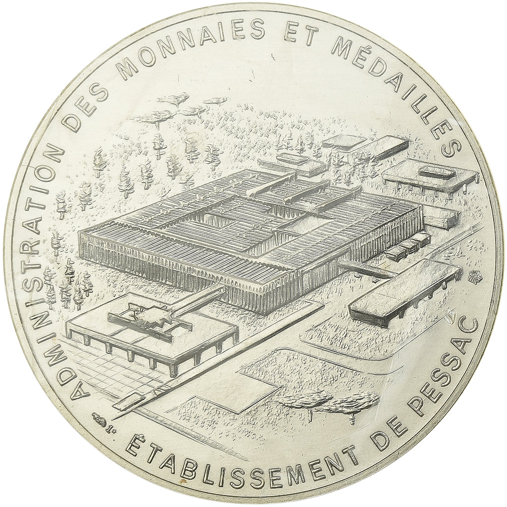 France, Module de 50 Francs, PESSAC, ND (1973), MDP, Silver, MS(65-70)