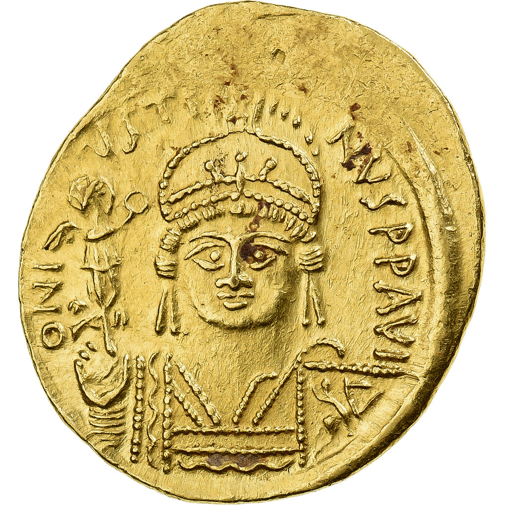 Justin II, Solidus, 565-578, Constantinople, Złoto, MS(63), Sear:347A
