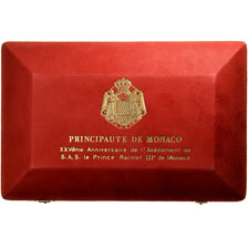 Monaco, Rainier III, Set 100-3000 Frs, 25th Anniversary of reign, 1974, MDP