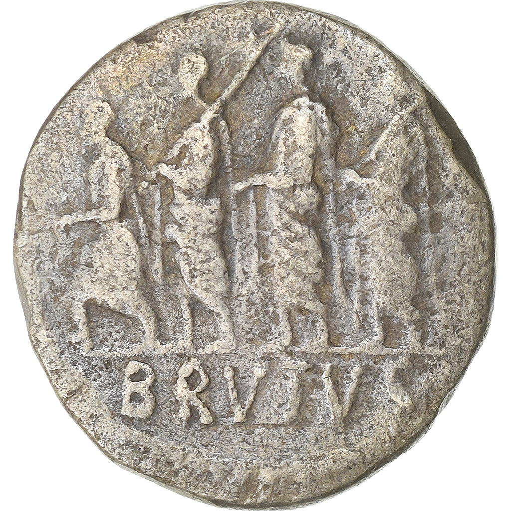 Brutus, Denarius, 54 BC, Rome, Silver, VF(20-25), Crawford:433/1