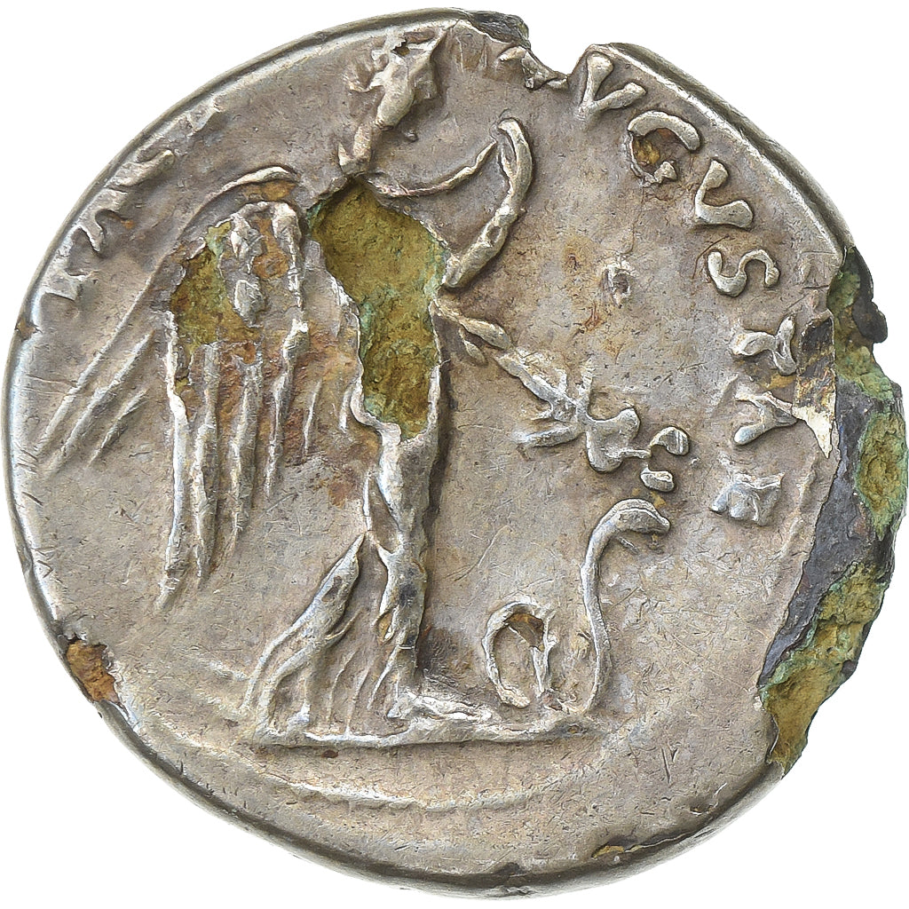 Claude, Denier, 41-54, Fourrée, Bronze argenté, TB+, RIC:47