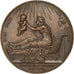 Francia, medaglia, Naissance du Duc de Bordeaux, 1820, Bronzo, Gayrard, SPL-