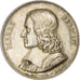 Francja, medal, Pierre Fermat, Académie de Toulouse, 1822, Srebro