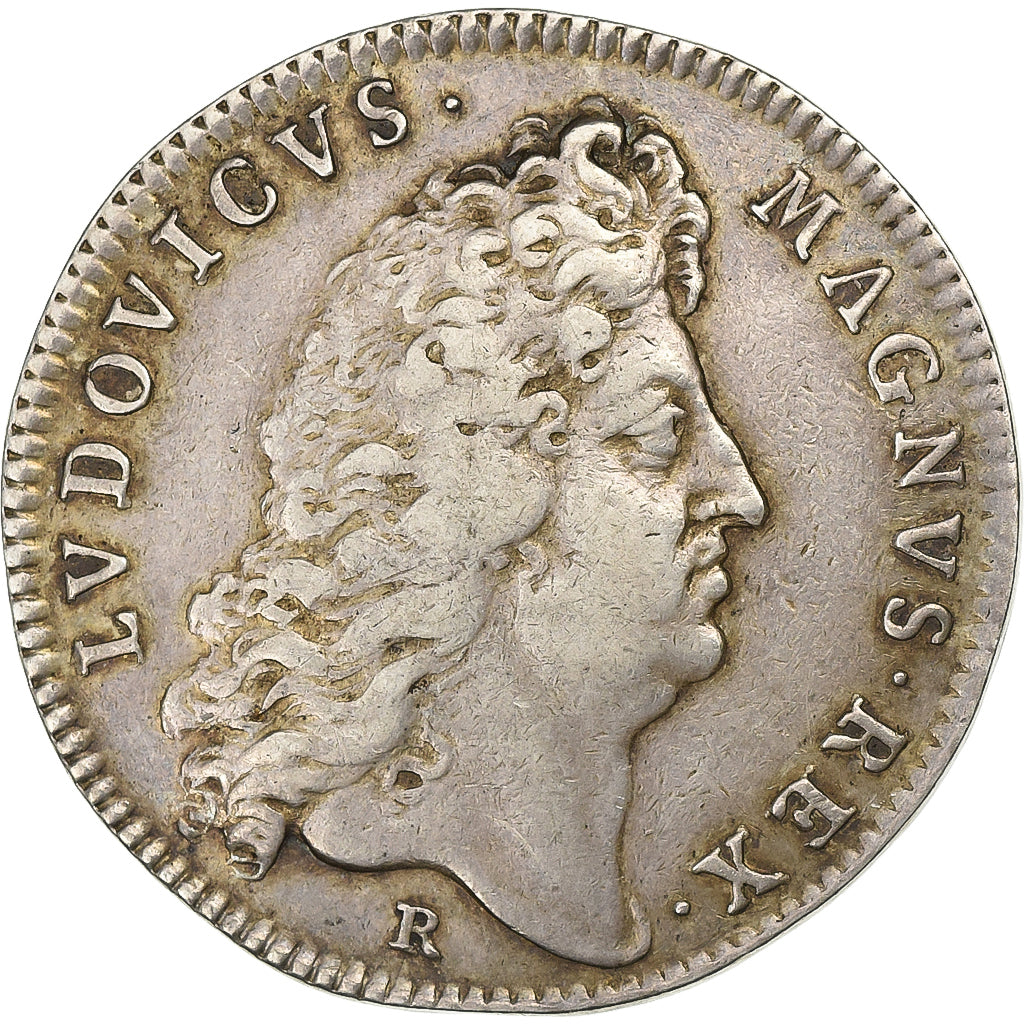 France, Token, Louis XIV, Chambre aux Deniers, 1688, Silver, AU(55-58)