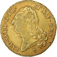 Frankrijk, Louis XVI, Double Louis d'or à la tête nue, 1786, Paris, Goud, ZF