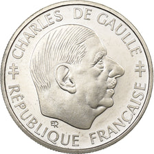 France, 1 Franc, Charles de Gaulle, 1988, MDP, Pattern, Proof, Nickel, MS(65-70)