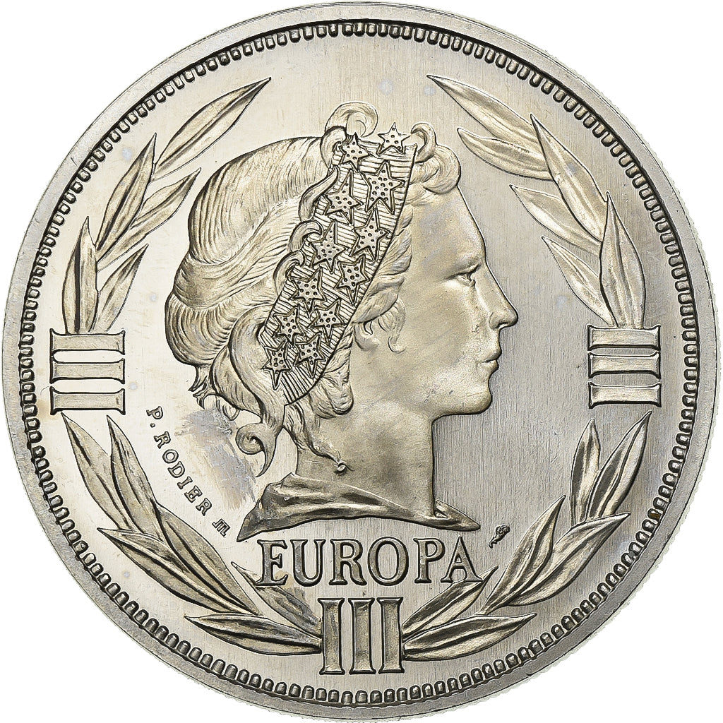Francja, 1 Ecu Europa, 1994, Miedź-Nikiel, AU(55-58)