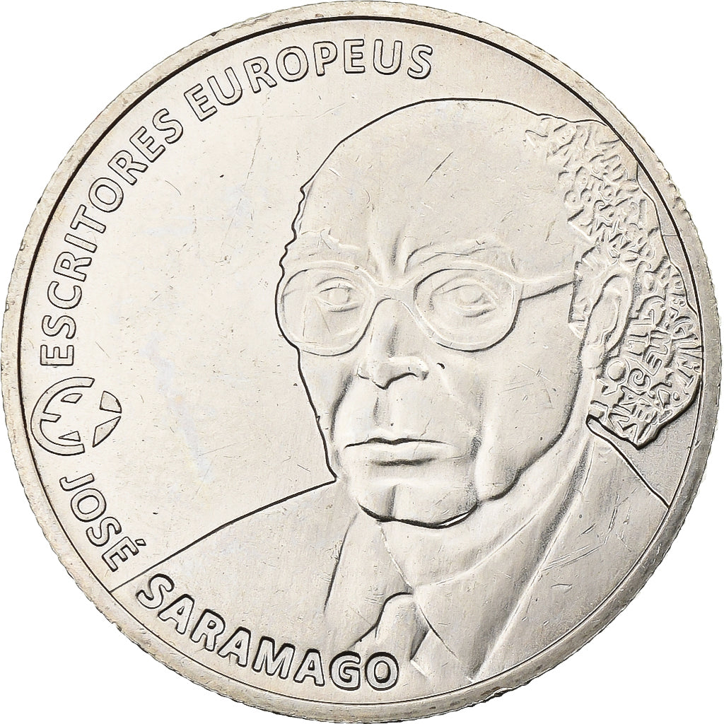 Portugal, 2,5 Euro, José Saramago, 1998, Lisbon, Cupronickel, EBC, KM:854