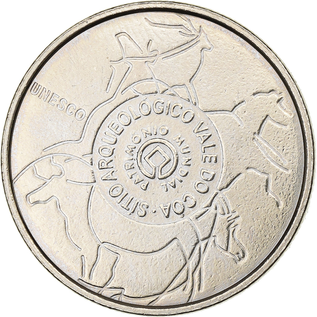 Portugal, 2,5 Euro, Côa Valley, 2010, Lisbon, Cupronickel, VZ, KM:801