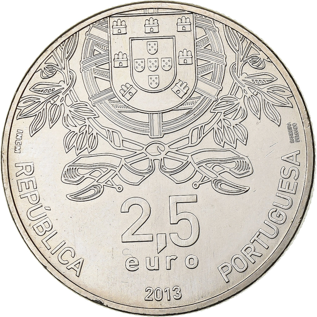 Portugal, 2,5 Euro, Portuguese Red Cross, 2013, Lisbon, Cupronickel, PR, KM:856