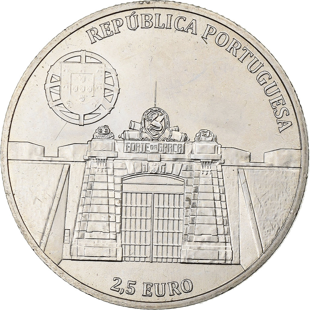 Portugal, 2,5 Euro, Fortifications of Elvas, 2013, Lisbon, Cupronickel