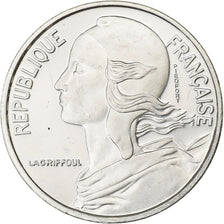 Francia, 5 Centimes, Marianne, 1989, MDP, Piéfort, Argento, SPL, Gadoury:22.P2