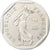 France, 2 Francs, Semeuse, 1989, MDP, Piéfort, Silver, MS(63), Gadoury:123.P2