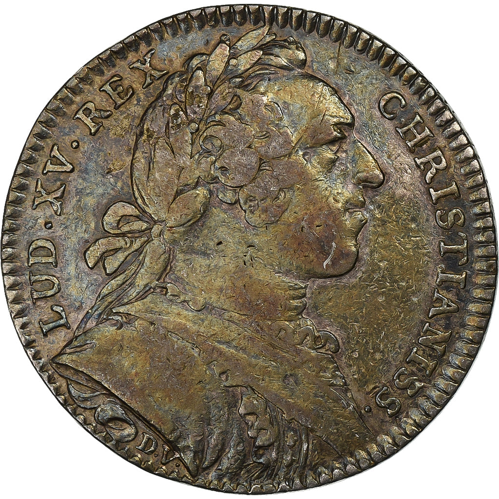 Francia, ficha, Louis XV, Etats de Bretagne, 1752, Argento, BB