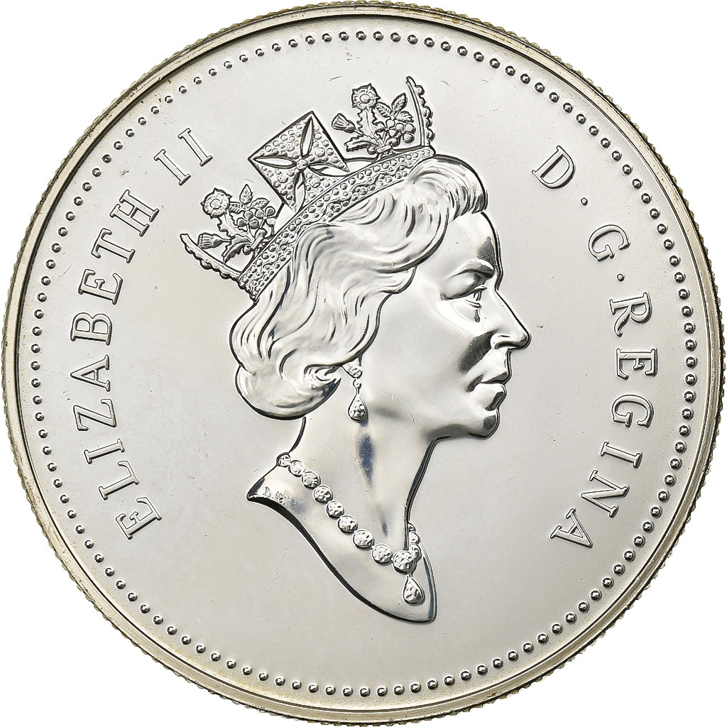 Canada, Elizabeth II, 1 Dollar, Henry Kelsey, 1990, Ottawa, Proof, Zilver, UNC-