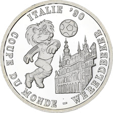 Belgium, Token, Worldcup 1990 in Italy, 1990, Silver, MS(63)