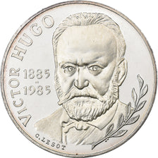 Frankreich, 10 Francs, Victor Hugo, 1985, MDP, PP, Silber, UNZ, Gadoury:819