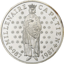 France, 10 Francs, Millénaire Capétien, 1987, MDP, Proof, Silver, MS(63)