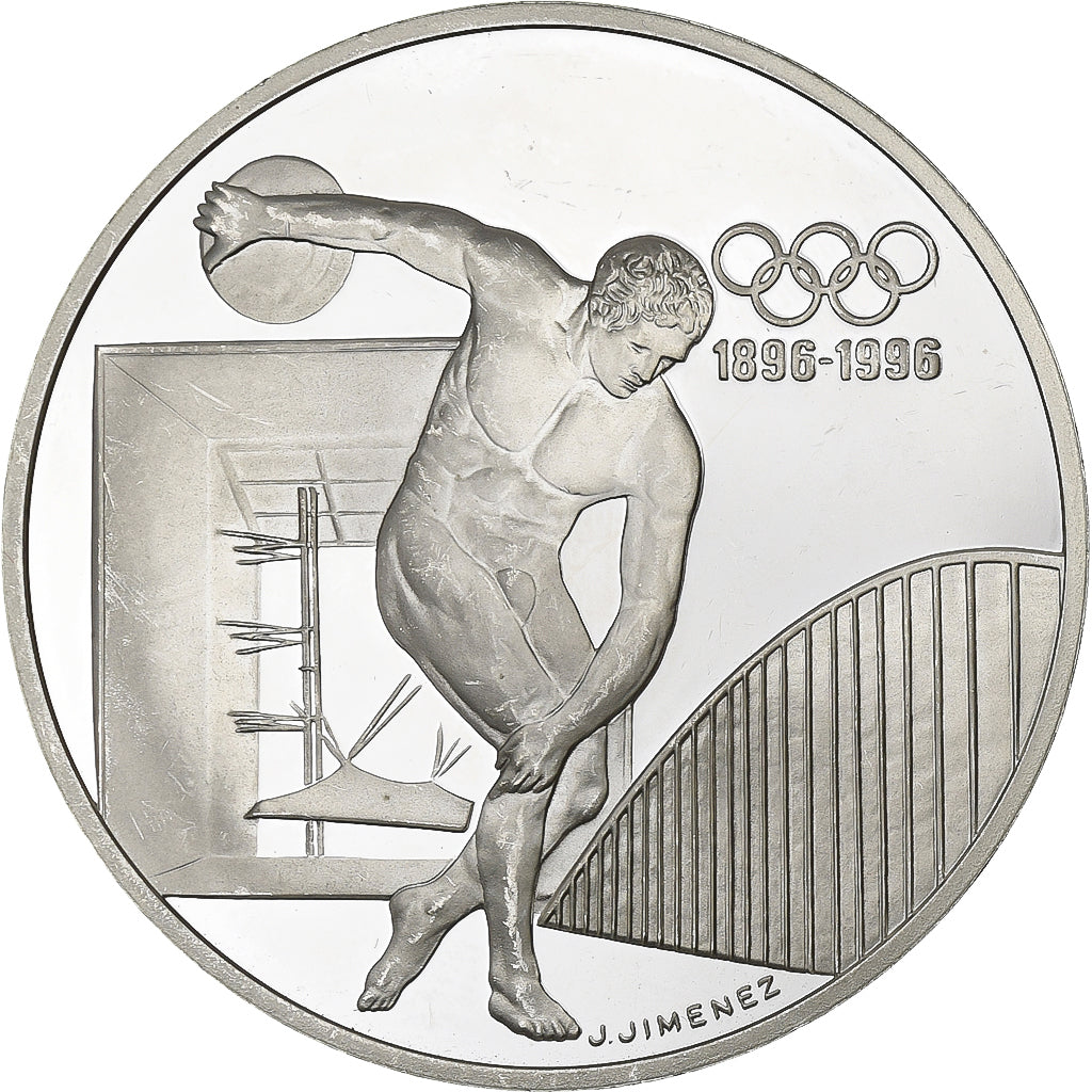 Francia, 100 Francs, Discolobe, 1994, MDP, FS, Argento, SPL, KM:1047