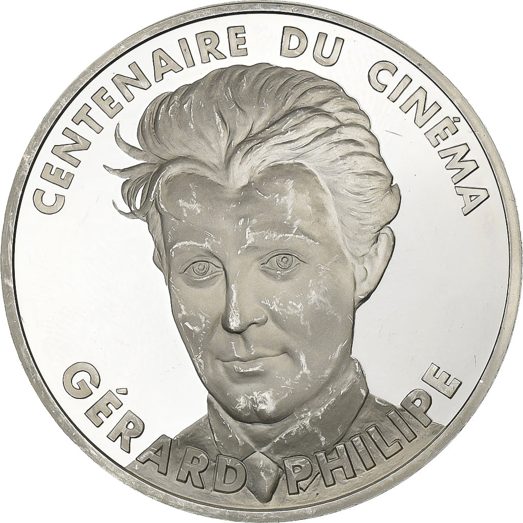 France, 100 Francs, Gérard Philippe, Centenaire du Cinéma, 1995, MDP, Proof