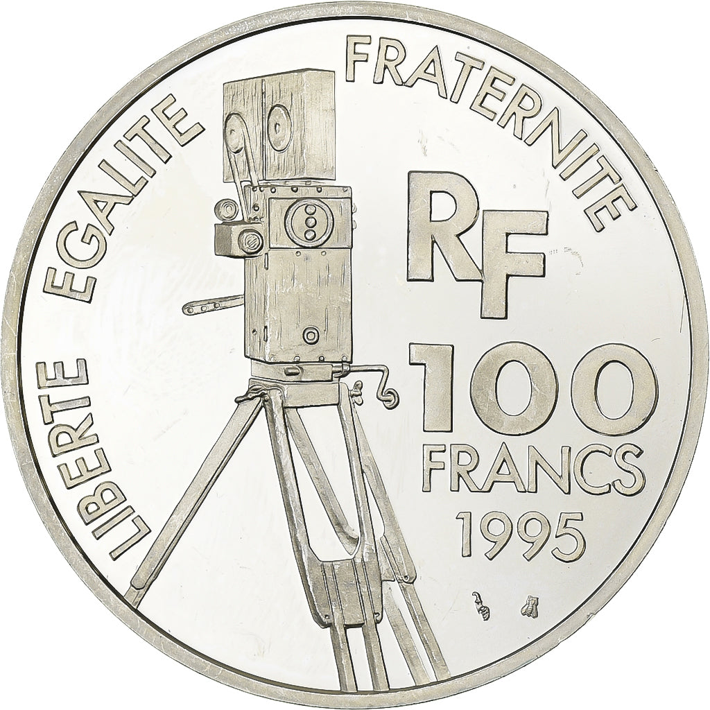 France, 100 Francs, Gérard Philippe, Centenaire du Cinéma, 1995, MDP, Proof