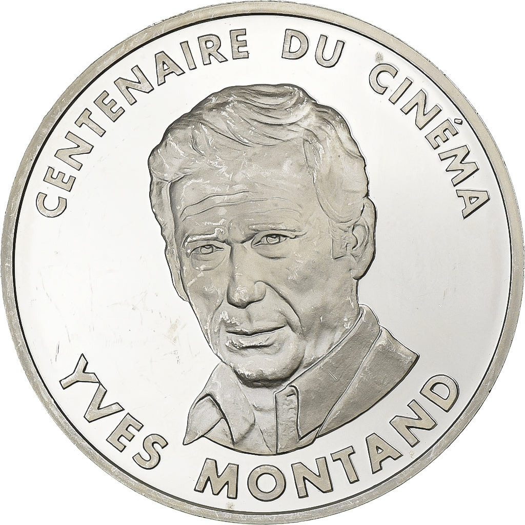 Francia, 100 Francs, Yves Montand, Centenaire du Cinéma, 1995, MDP, Prueba