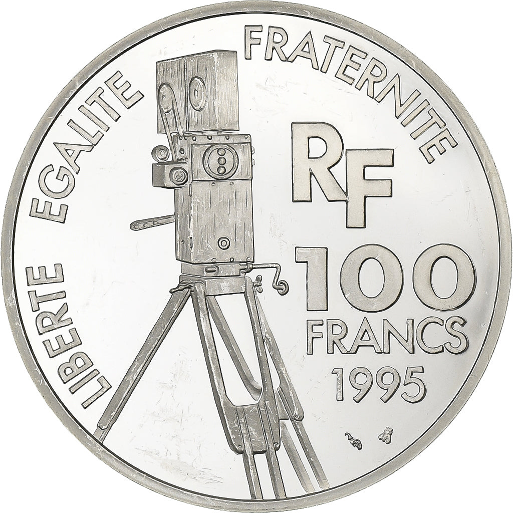 France, 100 Francs, Romy Schneider, Centenaire du Cinéma, 1995, MDP, Proof