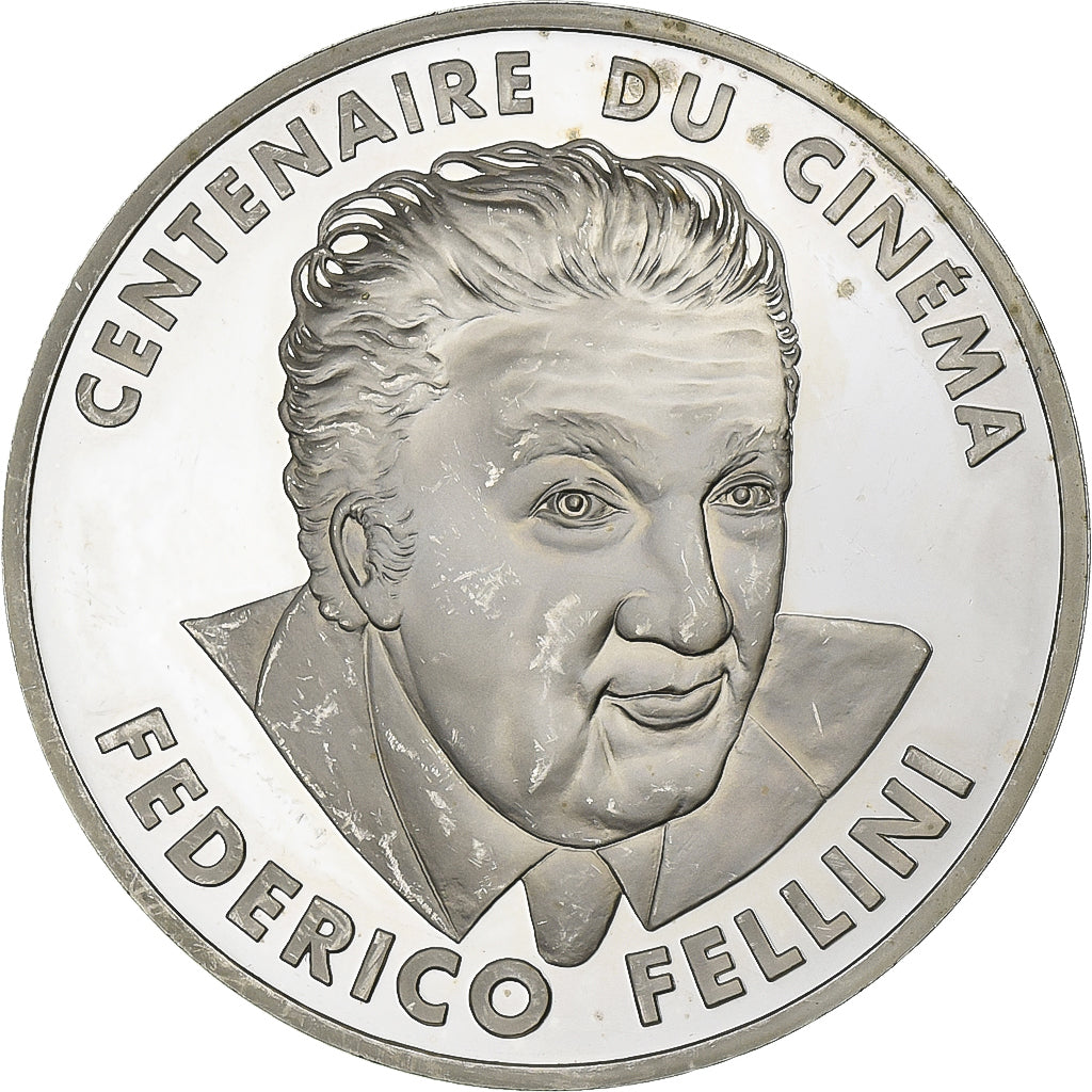 France, 100 Francs, Federico Fellini, Centenaire du Cinéma, 1995, MDP, Proof
