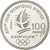 France, 100 Francs, Albertville - Bobsleigh, 1990, MDP, Proof, Silver, MS(63)