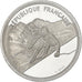 France, 100 Francs, Albertville - Alpine Skiing, 1989, MDP, Proof, Silver