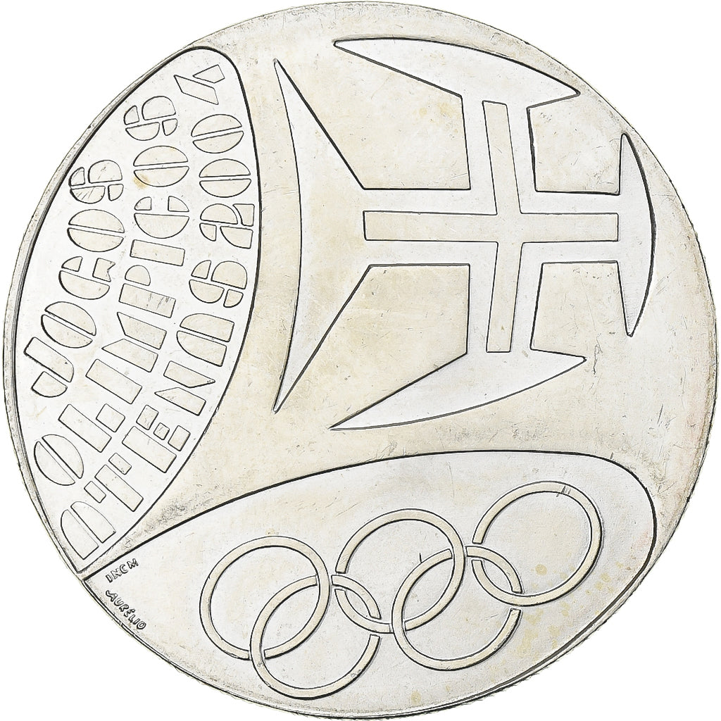 Portugal, 10 Euro, Olympic Games, 2004, Lisbon, Silver, MS(63), KM:759
