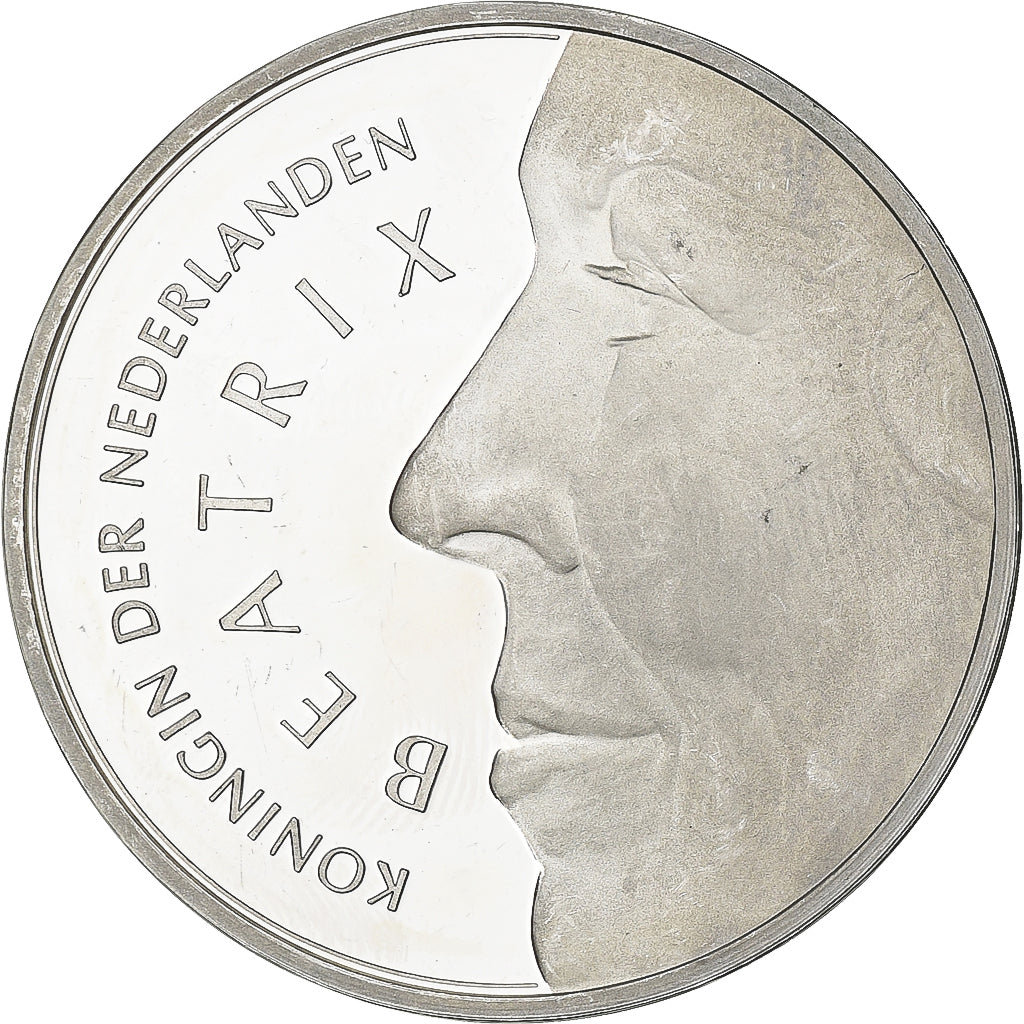 Netherlands, Beatrix, 50 Gulden, Royal Wedding, 1991, Utrecht, Proof, Silver