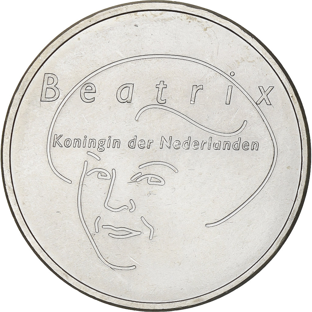 Países Bajos, Beatrix, 5 Euro, Enlargement of EU, 2004, Utrecht, Plata, SC