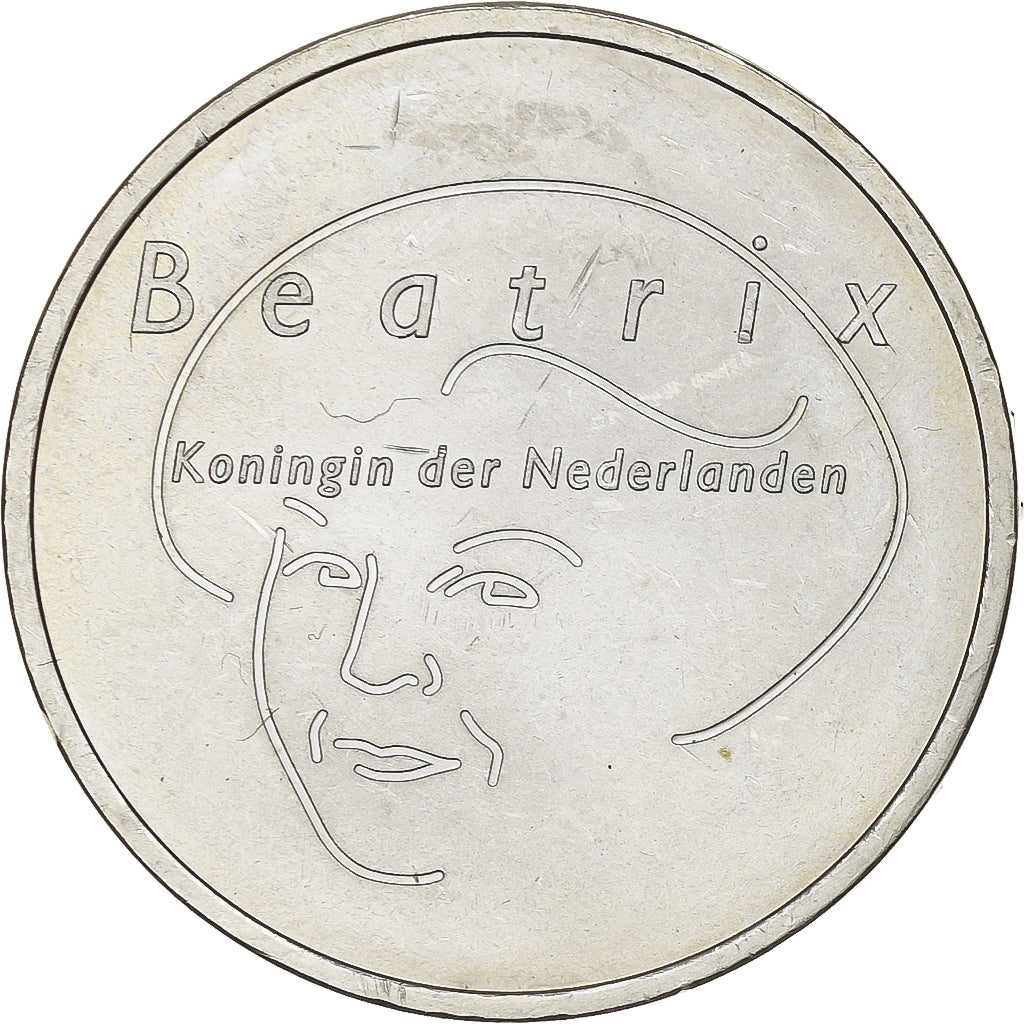 Niederlande, Beatrix, 5 Euro, Enlargement of EU, 2004, Utrecht, Silber, UNZ
