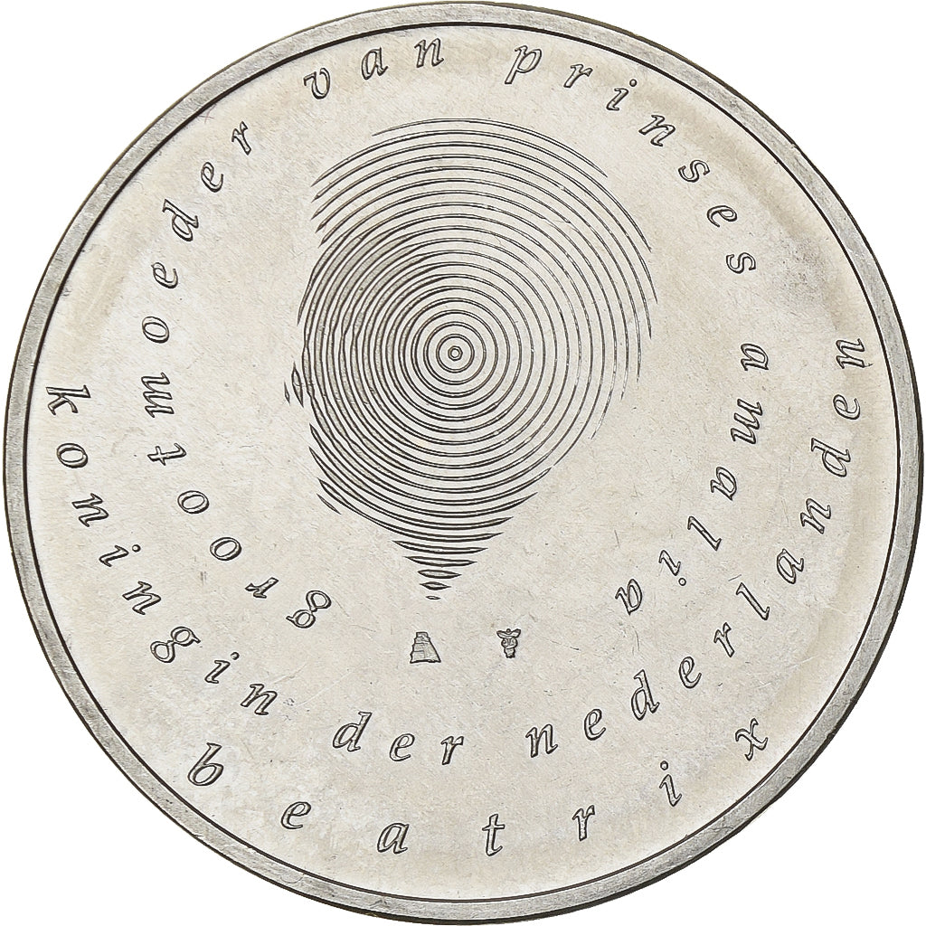 Paesi Bassi, Beatrix, 10 Euro, Birth of Catharina Amalia, 2004, Utrecht