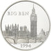 Francia, 100 Francs-15 Ecus, Big Ben, 1994, MDP, FS, Argento, SPL, KM:1070