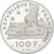 França, 100 Francs-15 Ecus, Descartes, 1991, MDP, Proof, Prata, MS(63), KM:1002