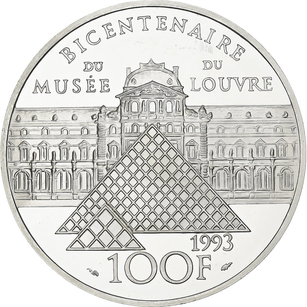 Frankrijk, 100 Francs, L'Infante Marie-Marguerite, 1993, MDP, Proof, Zilver