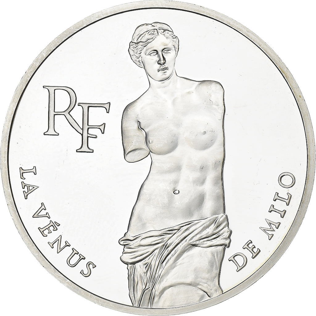 France, 100 Francs, Vénus de Milo, 1993, MDP, Proof, Silver, MS(63), KM:1020