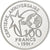 France, 100 Francs, FIBA - lancer franc, 1991, MDP, BE, Argent, SPL, KM:992