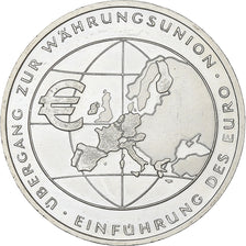 Germany, 10 Euro, Euro currency, 2002, Stuttgart, Silver, MS(63)