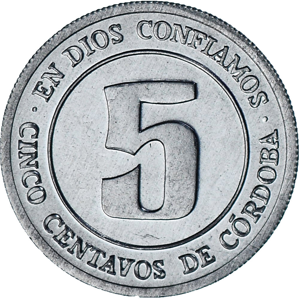 Nicaragua, 5 Centavos, 1974