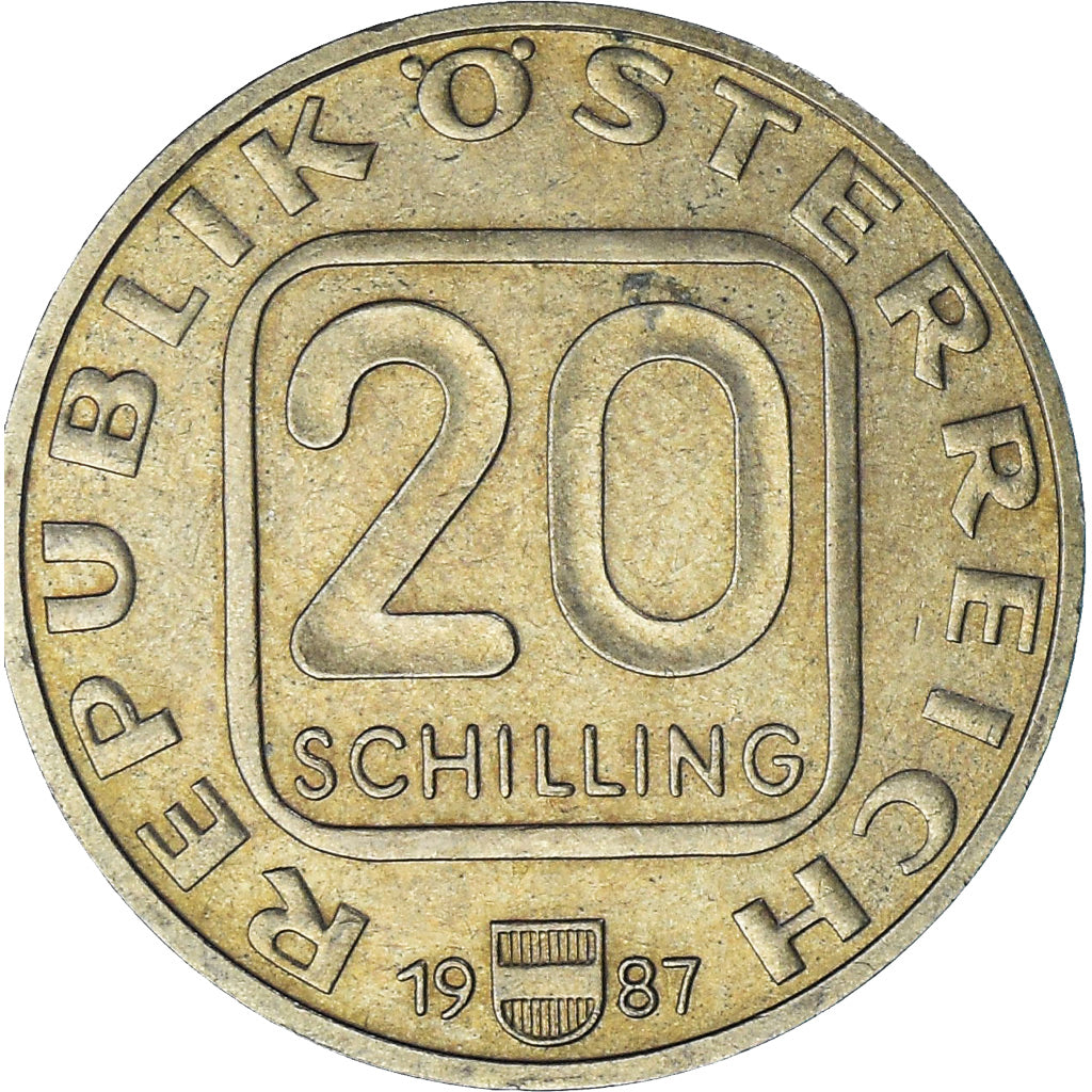 Austria, 20 Schilling, 1987