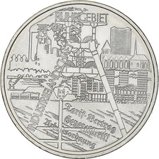 Germany, 10 Euro, Ruhr Industrial District, 2003, Stuttgart, Silver, MS(63)